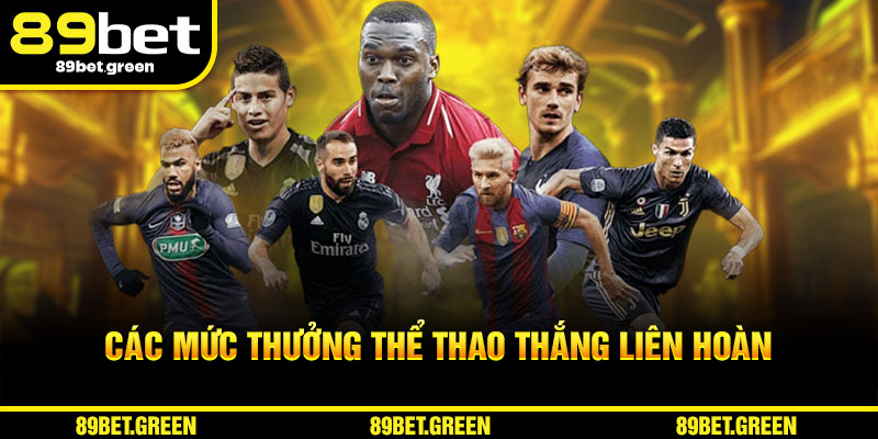 Các mức thưởng thể thao thắng liên hoàn