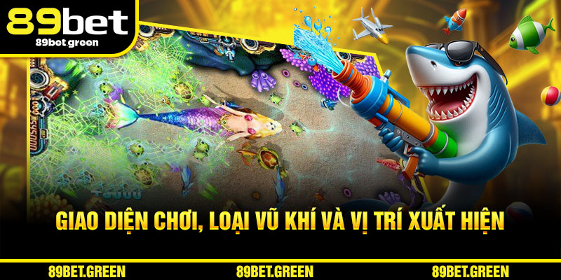 Giao diện chơi và loại vũ khí xuất hiện